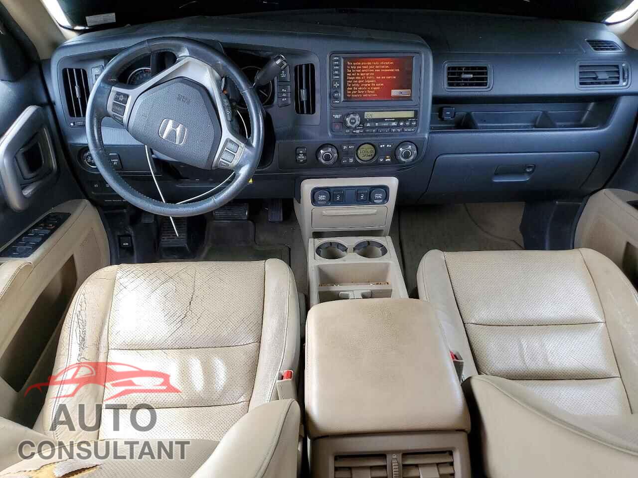 HONDA RIDGELINE 2009 - 5FPYK16589B102786