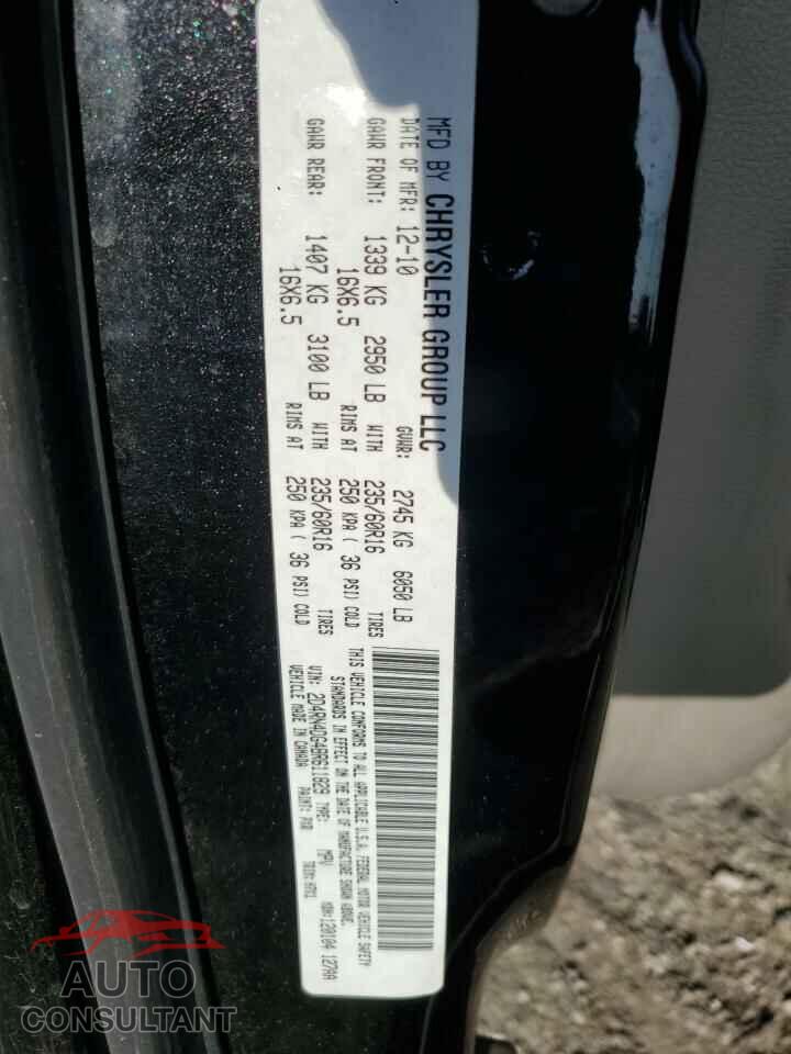 DODGE CARAVAN 2011 - 2D4RN4DG4BR611829