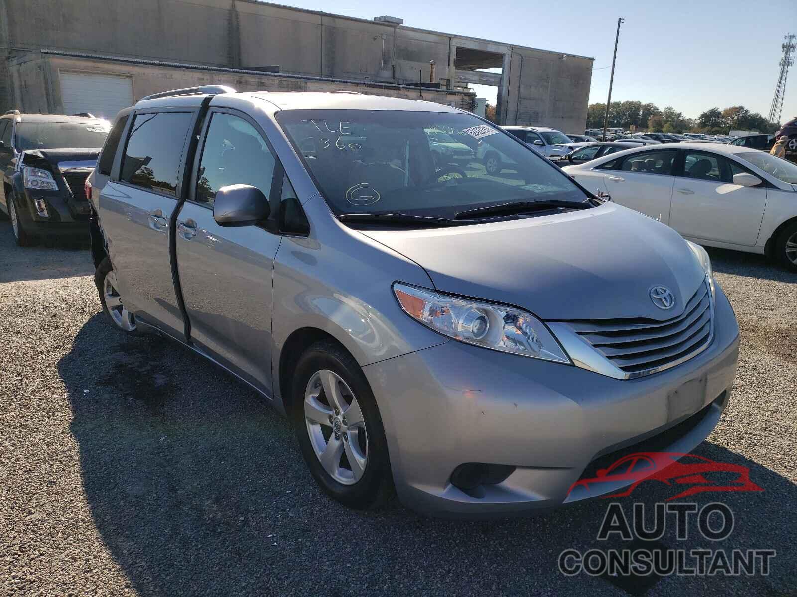 TOYOTA SIENNA 2017 - 5TDKZ3DC5HS773317