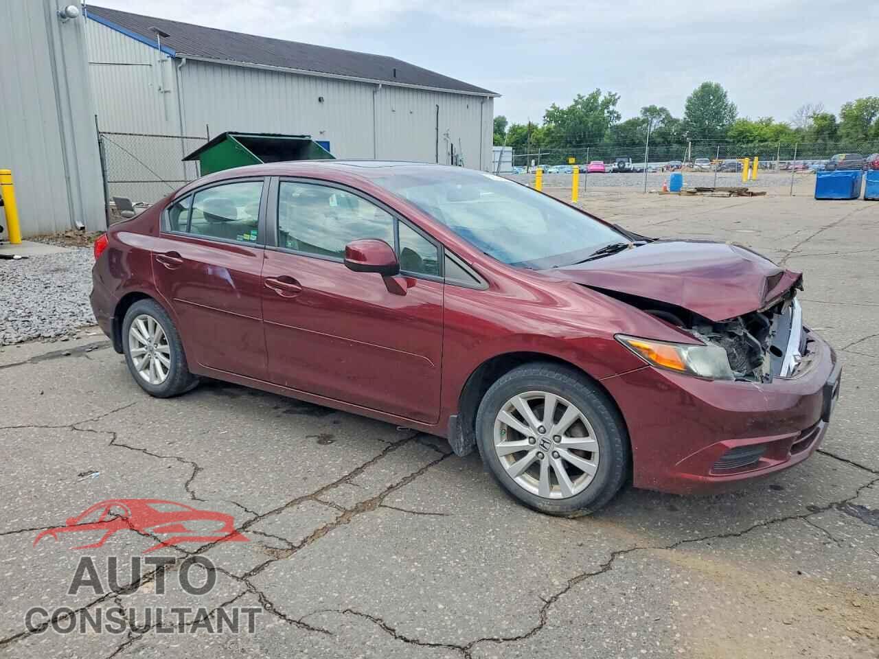 HONDA CIVIC 2012 - 19XFB2F86CE022786