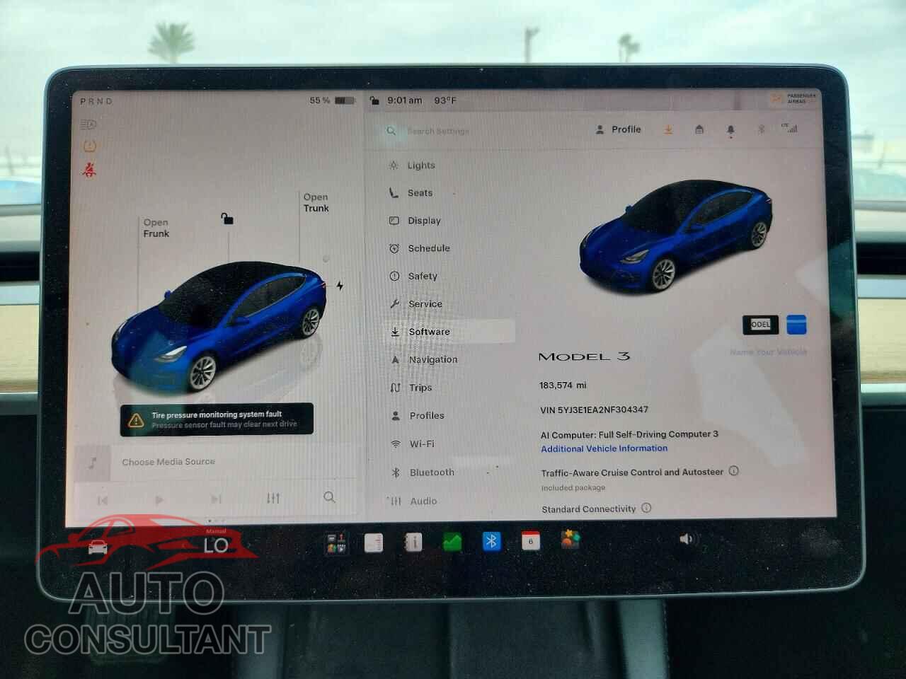 TESLA MODEL 3 2022 - 5YJ3E1EA2NF304347