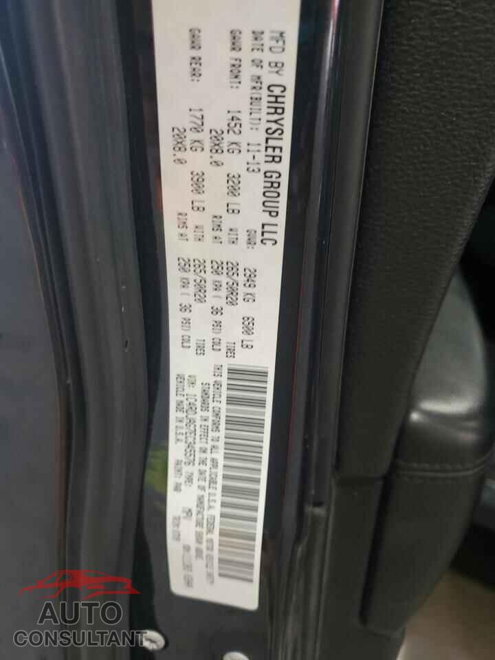 DODGE DURANGO 2014 - 1C4RDJAG7EC345576
