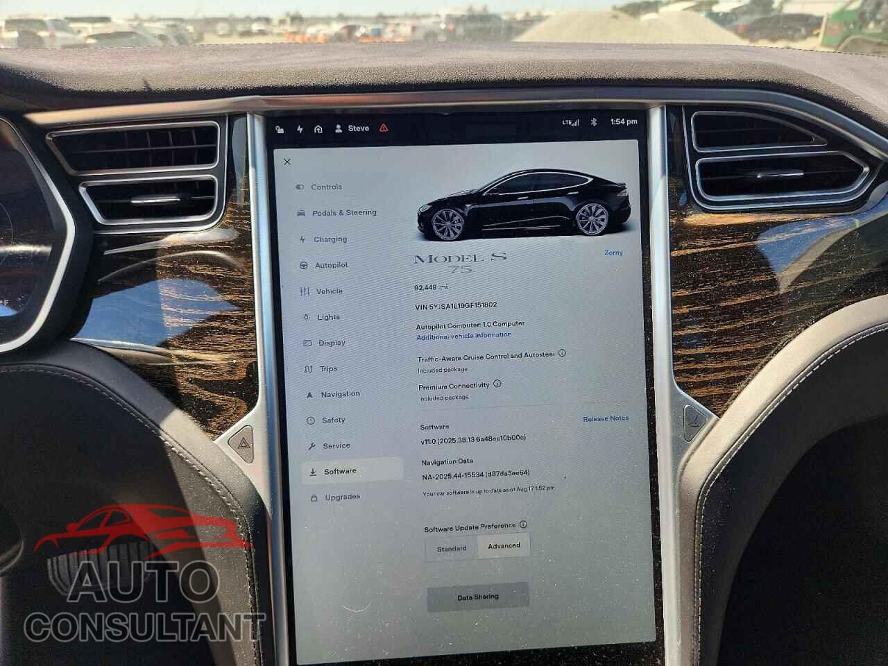TESLA MODEL S 2016 - 5YJSA1E19GF151802