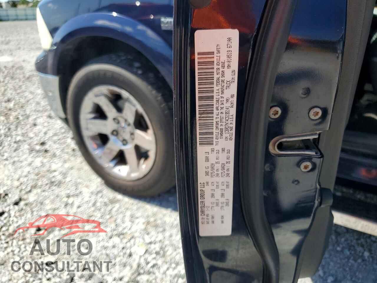 DODGE RAM 1500 2012 - 1C6RD7NT4CS195141