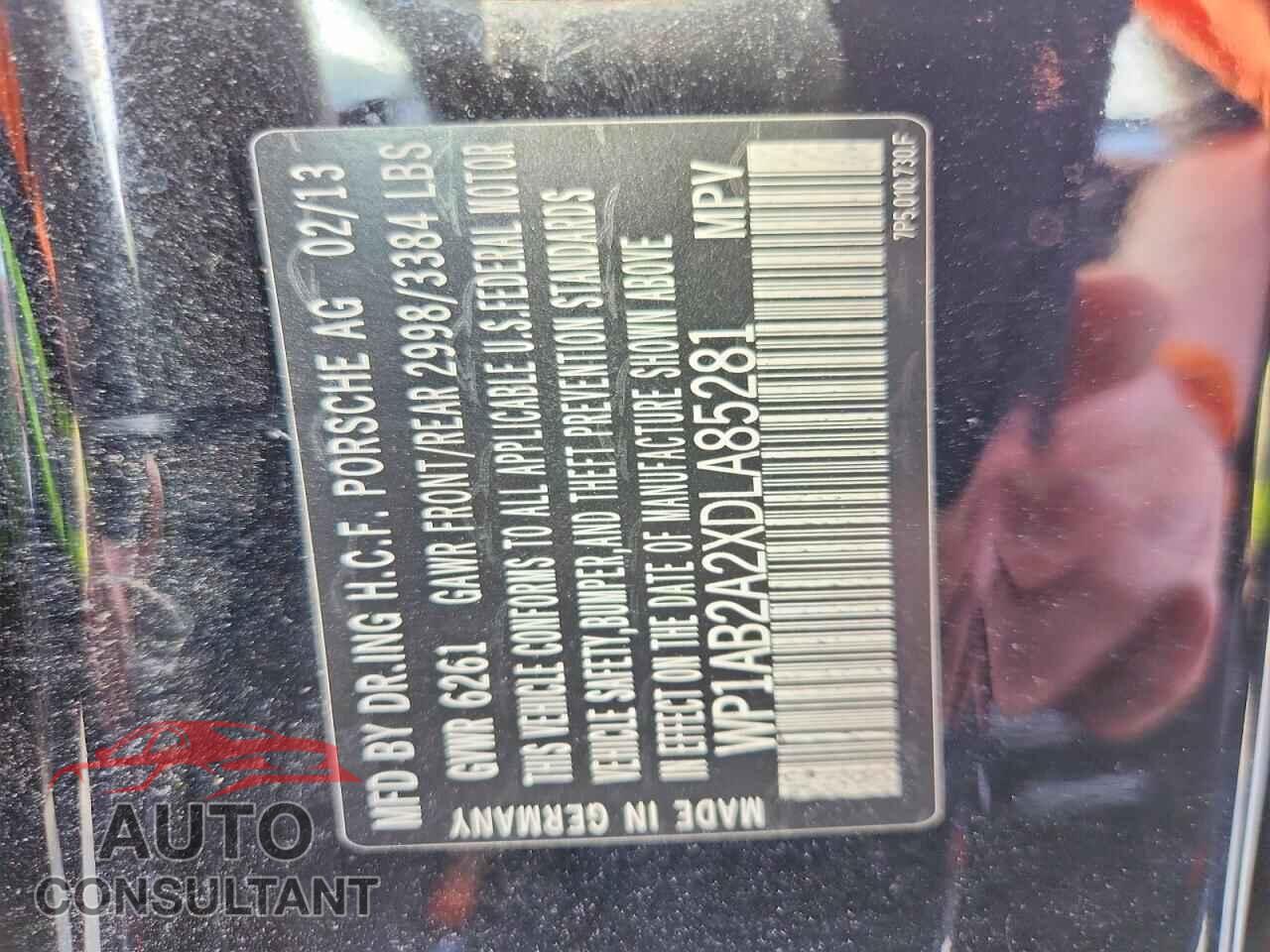 PORSCHE CAYENNE 2013 - WP1AB2A2XDLA85281