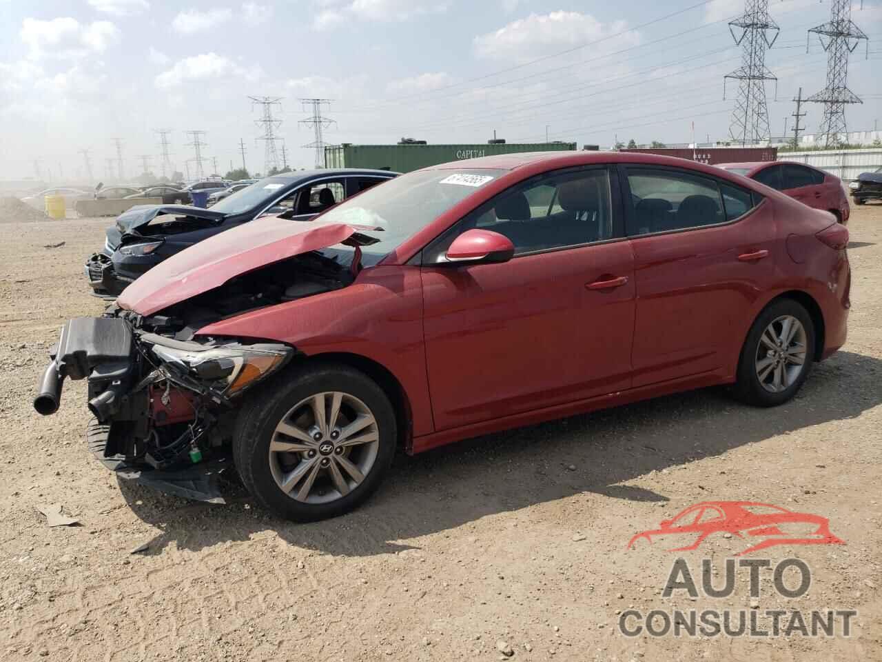 HYUNDAI ELANTRA 2017 - KMHD84LF7HU313516
