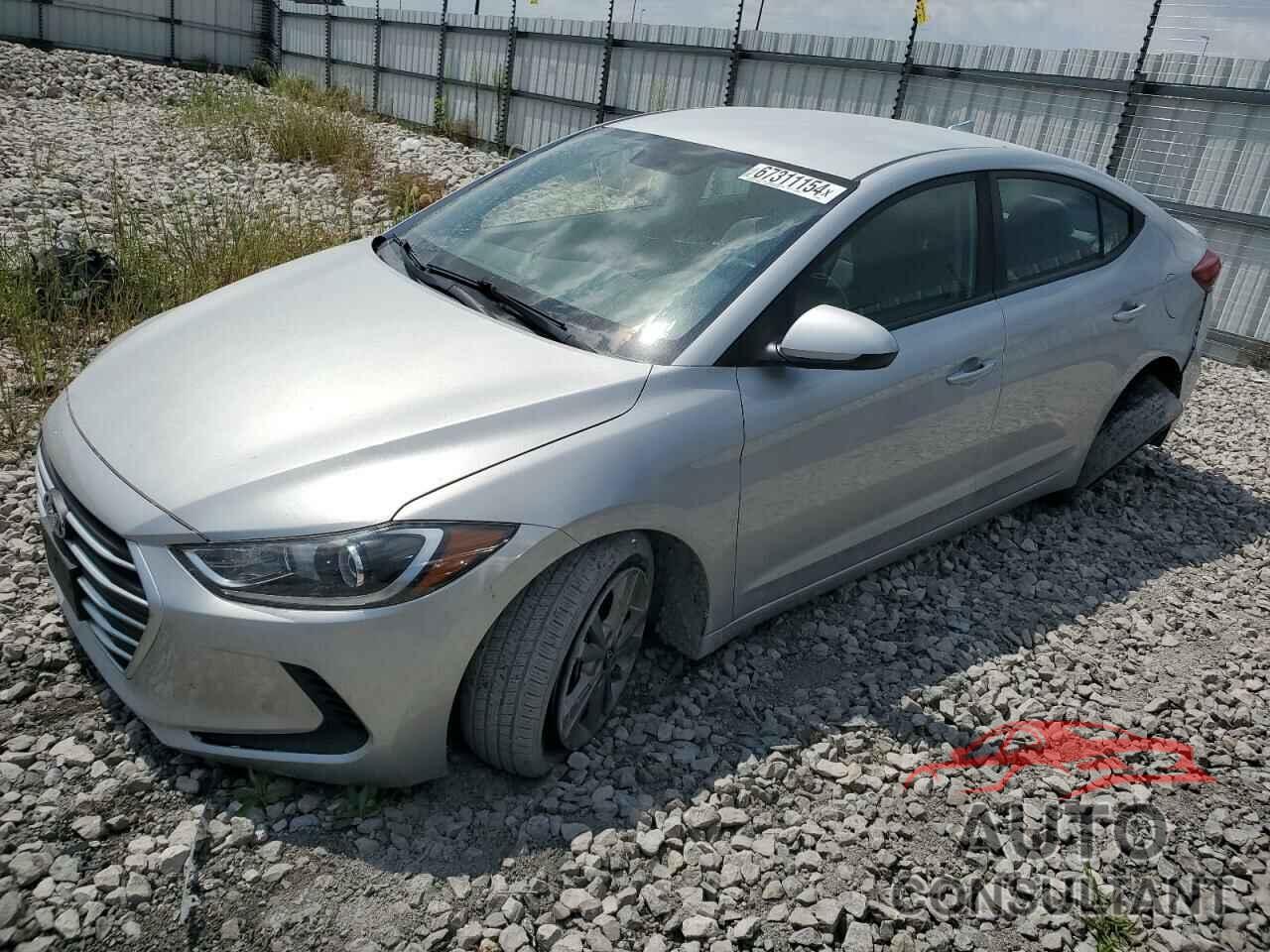 HYUNDAI ELANTRA 2018 - 5NPD84LF4JH369935