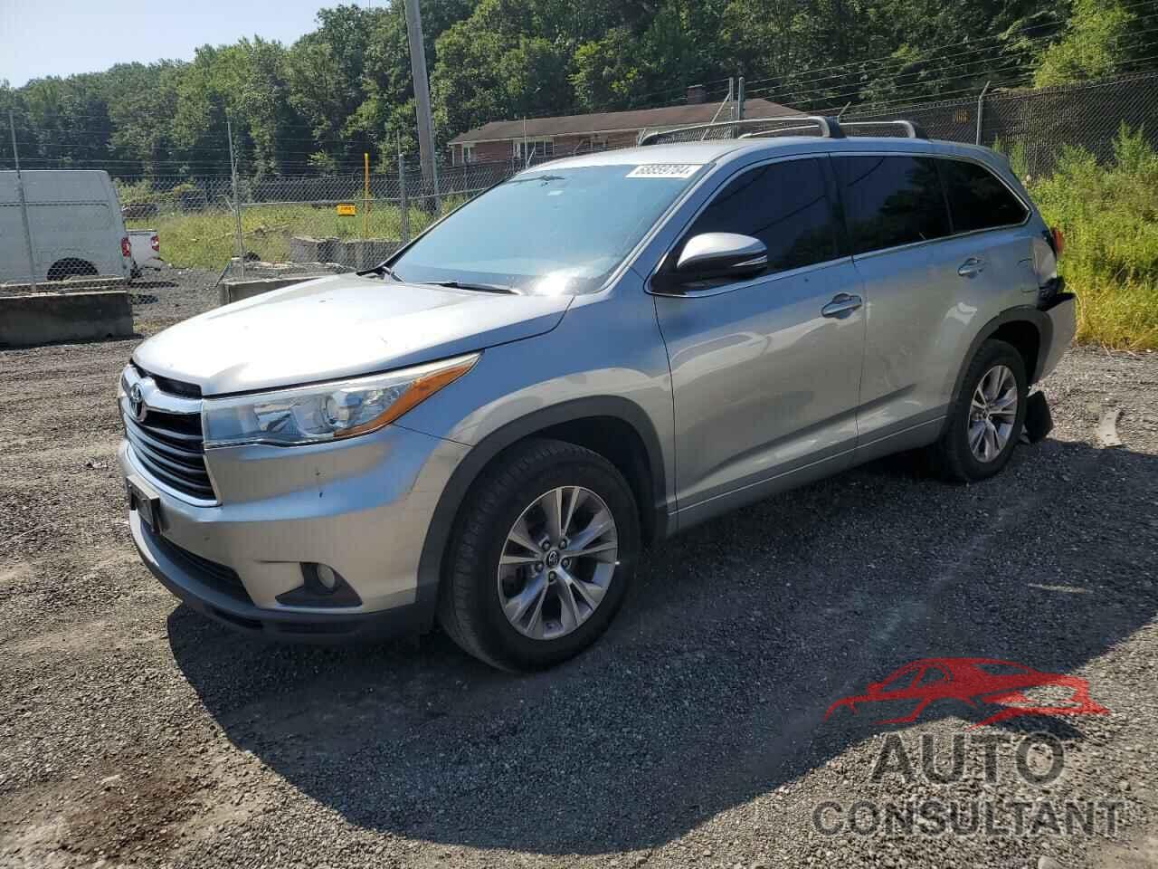 TOYOTA HIGHLANDER 2016 - 5TDZKRFH0GS141158