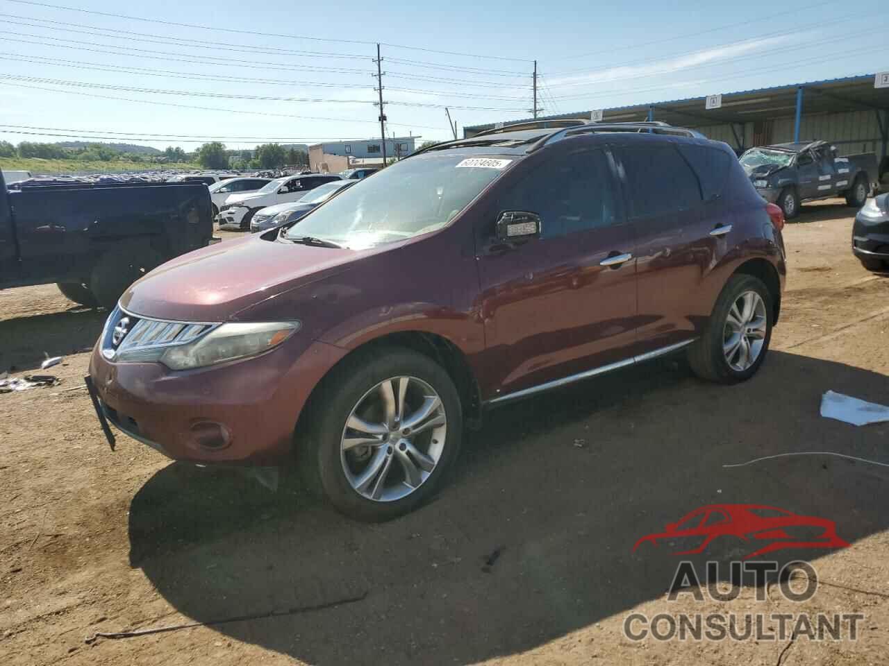 NISSAN MURANO 2010 - JN8AZ1MW6AW111072