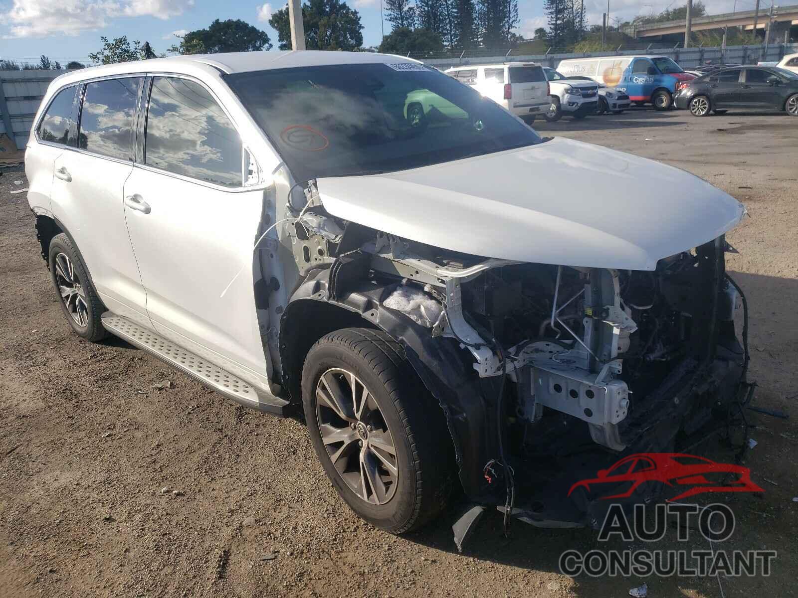 TOYOTA HIGHLANDER 2017 - 5TDZZRFH5HS227305