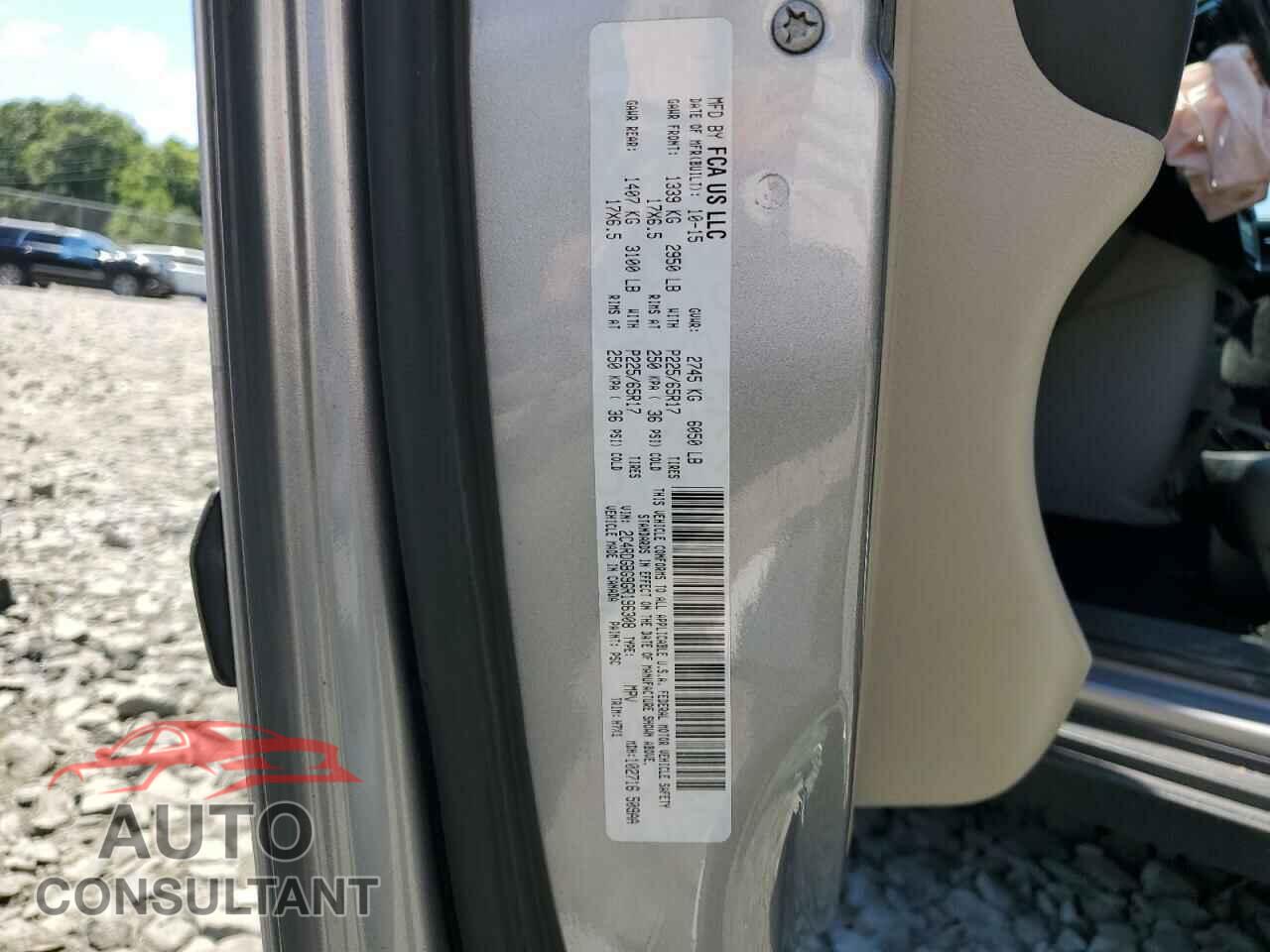 DODGE CARAVAN 2016 - 2C4RDGBG9GR196308