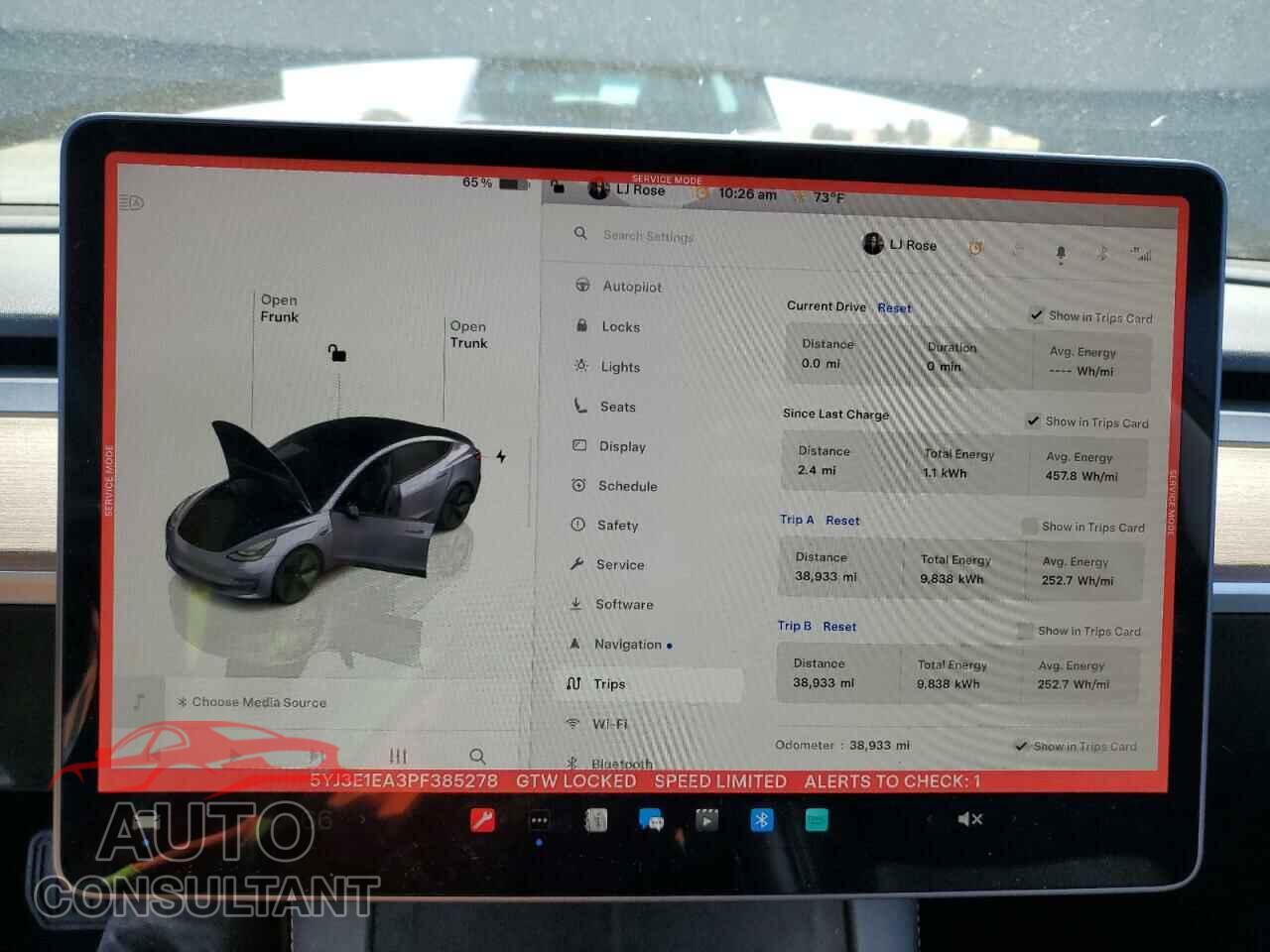TESLA MODEL 3 2023 - 5YJ3E1EA3PF385278