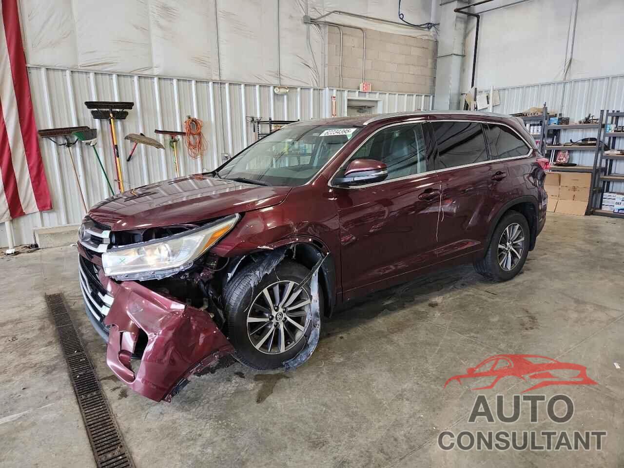 TOYOTA HIGHLANDER 2017 - 5TDJZRFH2HS451063