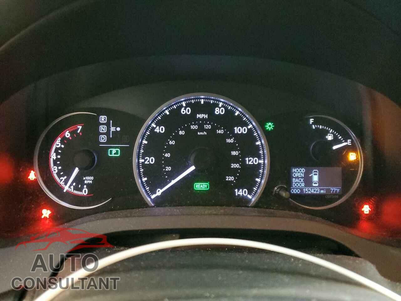 LEXUS CT 200 2012 - JTHKD5BH0C2109580