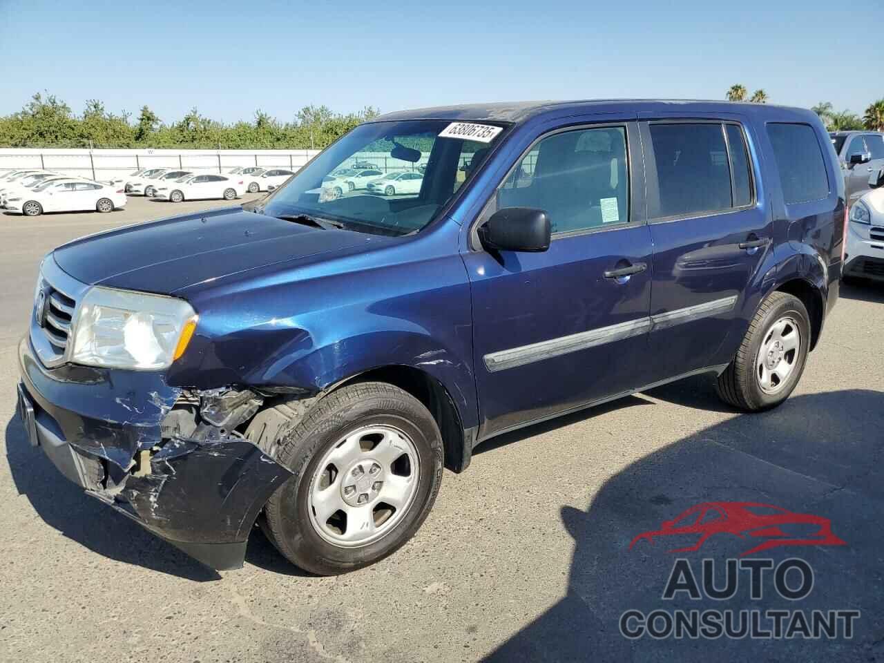 HONDA PILOT 2015 - 5FNYF3H22FB001122