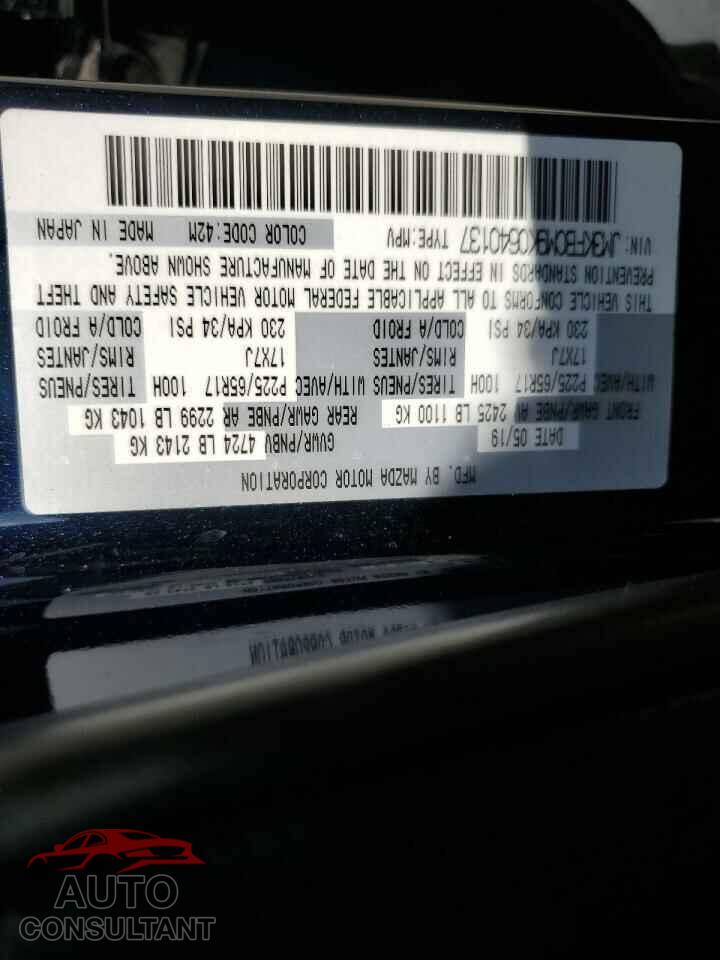 MAZDA CX-5 2019 - JM3KFBCM9K0640137