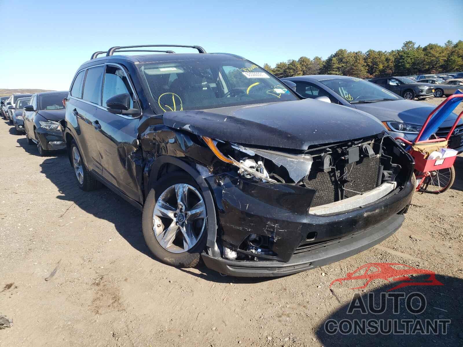 TOYOTA HIGHLANDER 2016 - 5TDDKRFH3GS309627