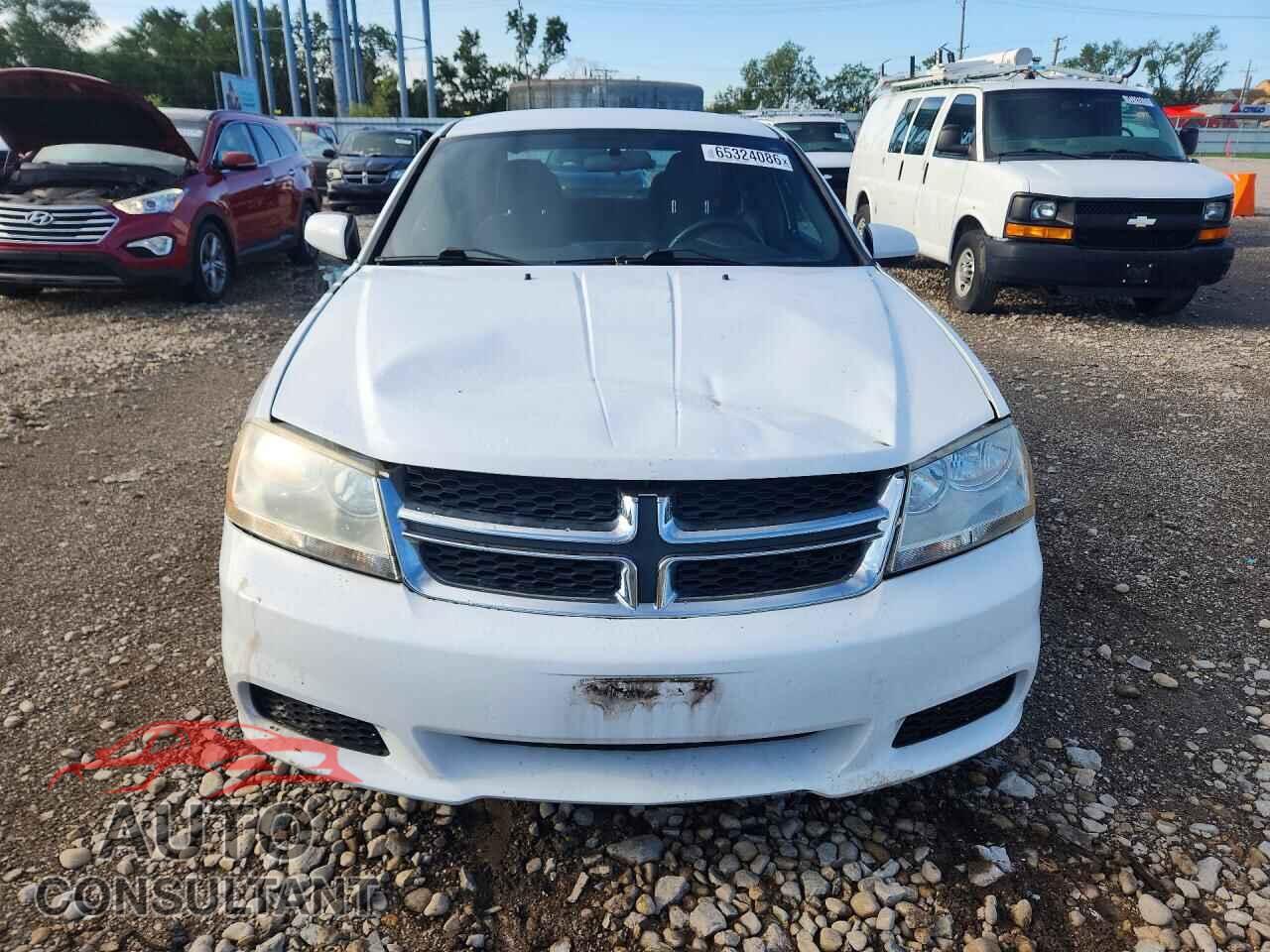 DODGE AVENGER 2012 - 1C3CDZCB5CN147946