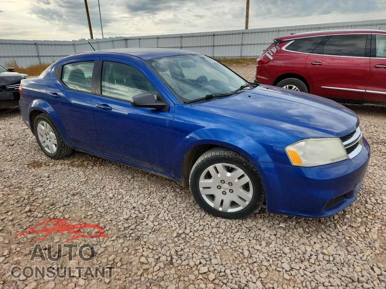DODGE AVENGER 2013 - 1C3CDZAB8DN512172