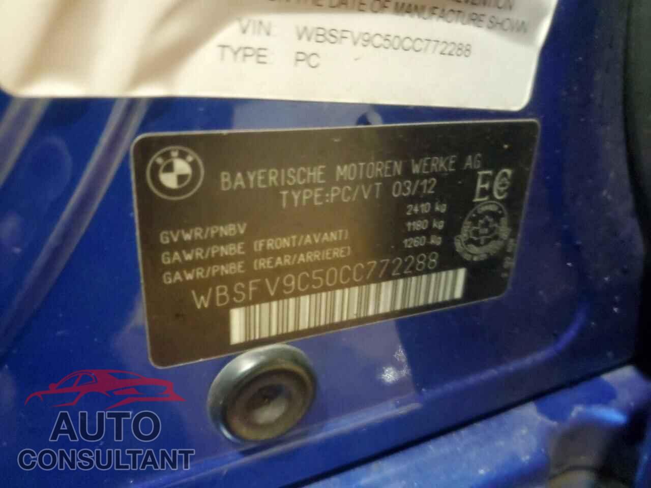 BMW M5 2012 - WBSFV9C50CC772288