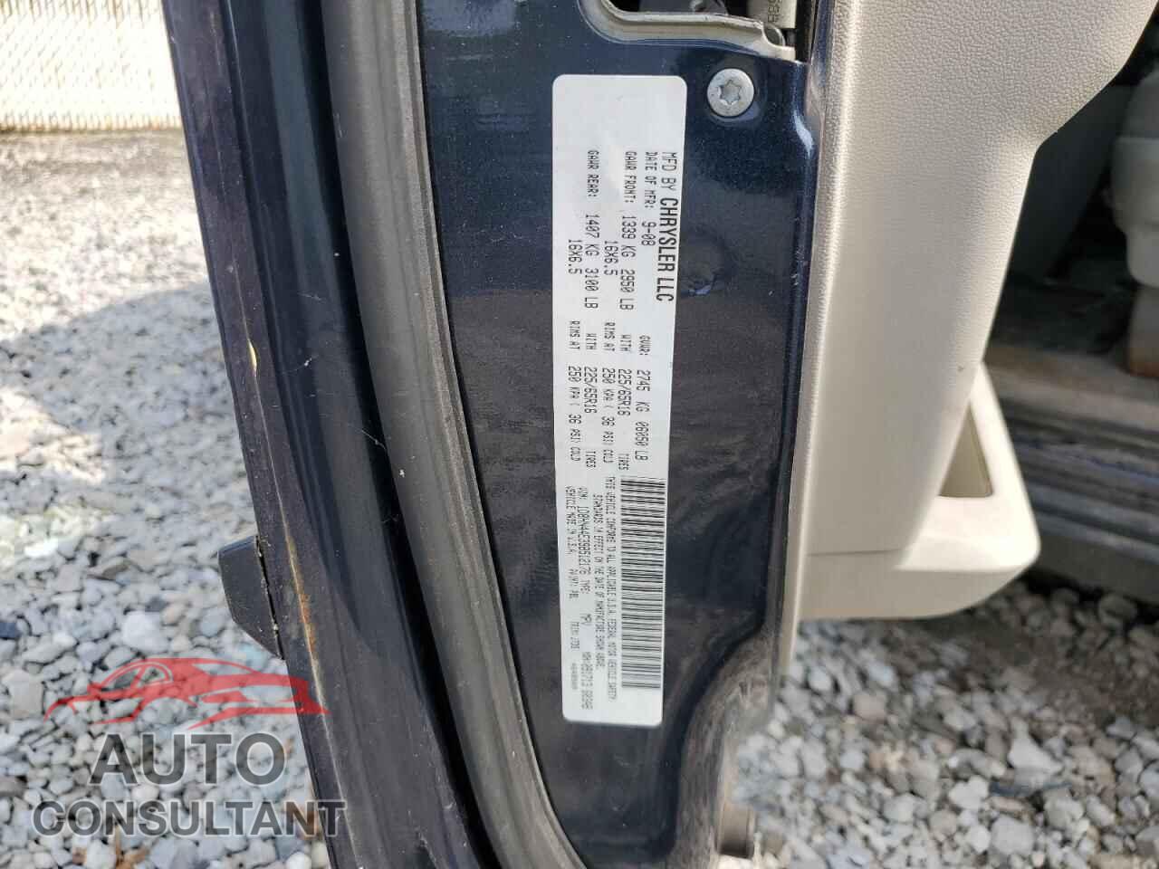 DODGE CARAVAN 2009 - 1D8HN44E39B512176