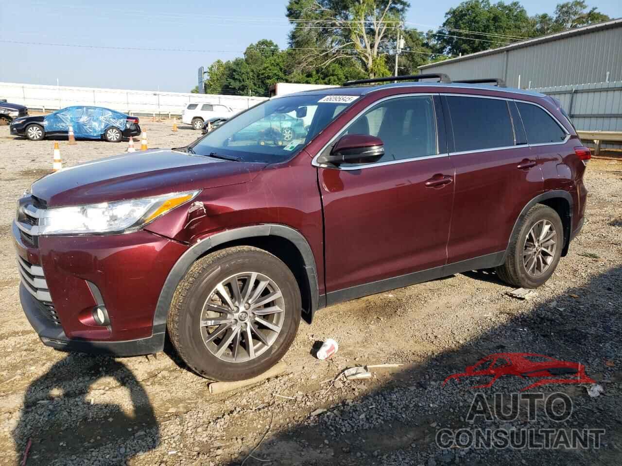 TOYOTA HIGHLANDER 2019 - 5TDKZRFH4KS351655