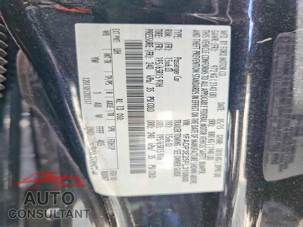FORD FOCUS 2015 - 1FADP3E25FL310800