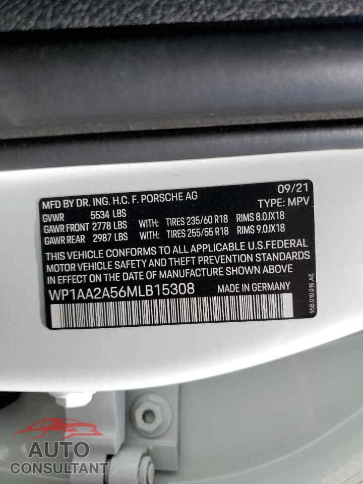 PORSCHE MACAN 2021 - WP1AA2A56MLB15308