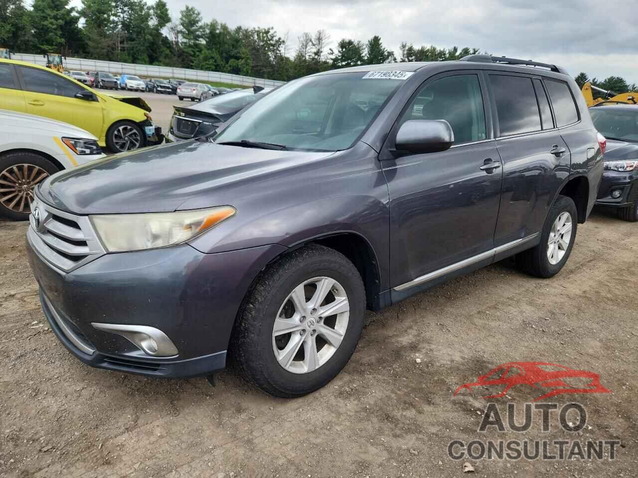 TOYOTA HIGHLANDER 2012 - 5TDBK3EH6CS119398