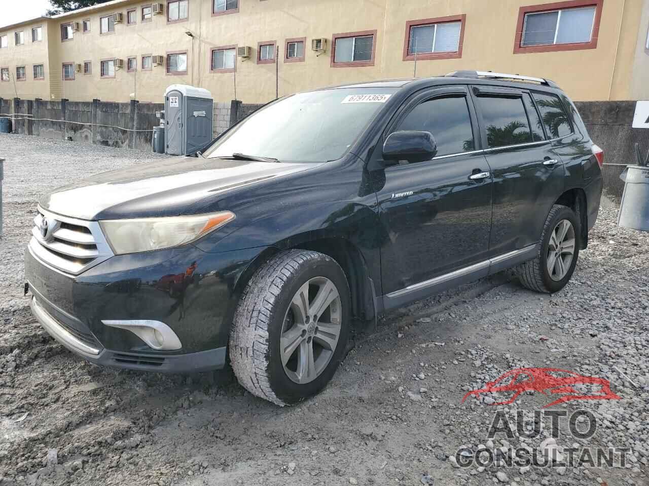 TOYOTA HIGHLANDER 2012 - 5TDDK3EH2CS151791