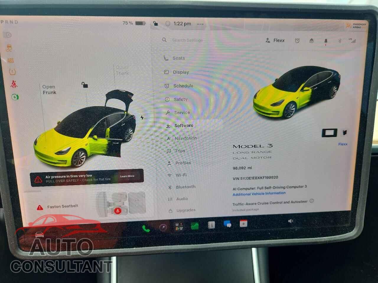 TESLA MODEL 3 2019 - 5YJ3E1EBXKF199920