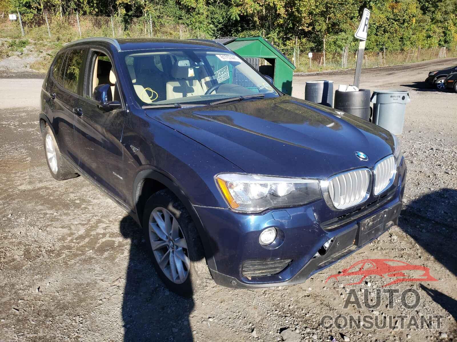 BMW X3 2016 - 5UXWX9C54G0D94230