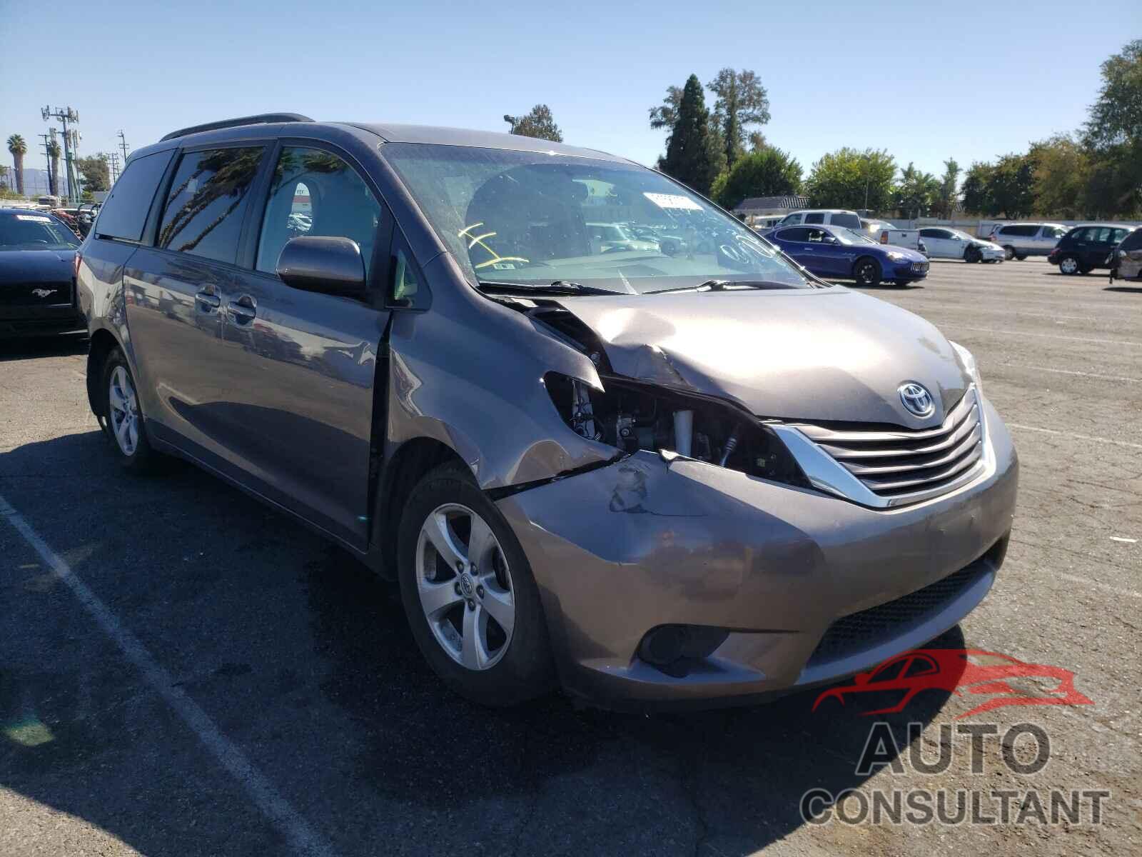 TOYOTA SIENNA 2017 - 5TDKZ3DC0HS837344