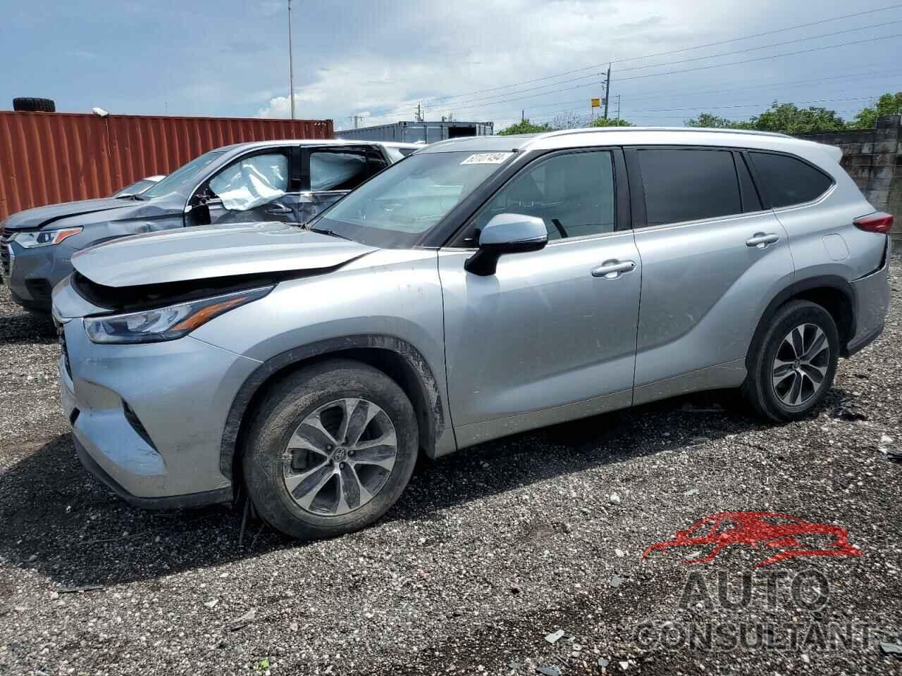 TOYOTA HIGHLANDER 2020 - 5TDGZRAH6LS513882