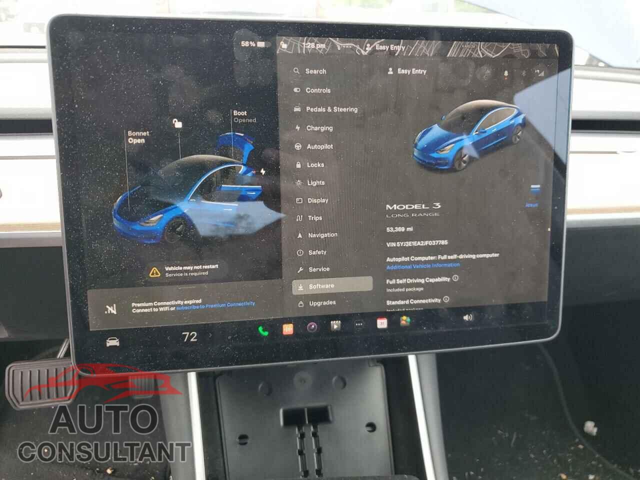 TESLA MODEL 3 2018 - 5YJ3E1EA2JF037785