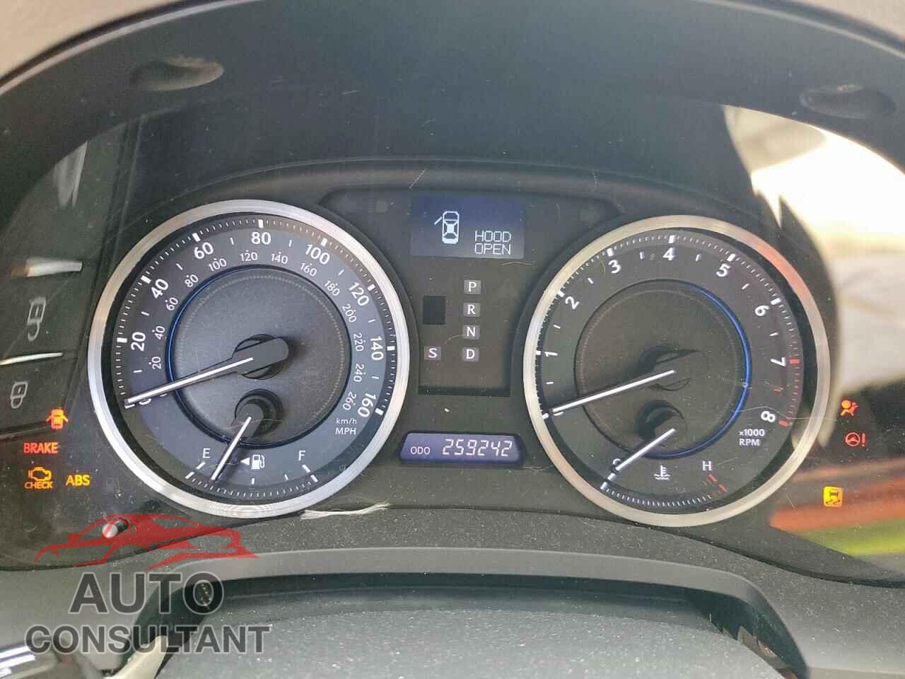 LEXUS IS 2012 - JTHBF5C22C5178113