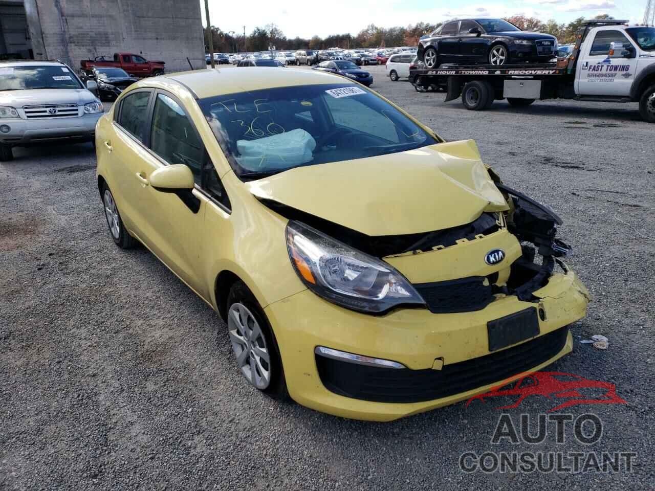 KIA RIO 2016 - KNADM4A38G6000886