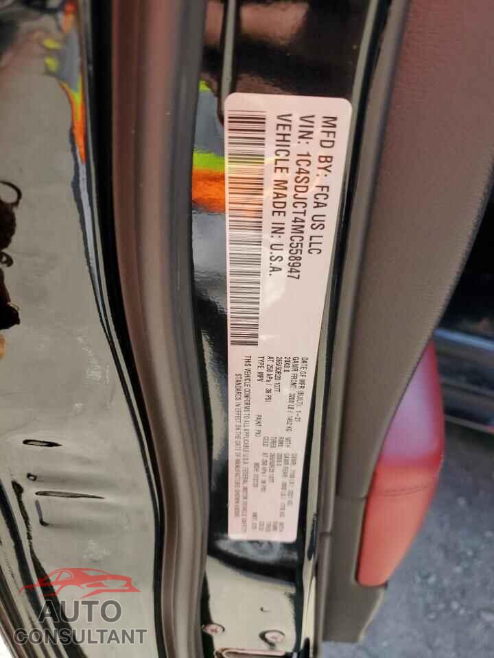 DODGE DURANGO 2021 - 1C4SDJCT4MC558947