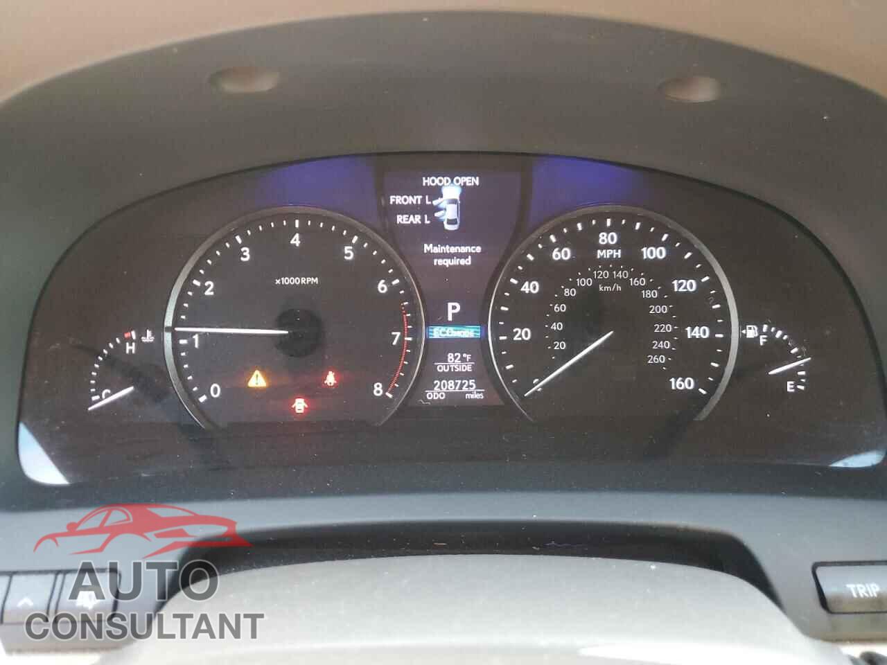LEXUS LS460 2013 - JTHBL5EF6D5115249