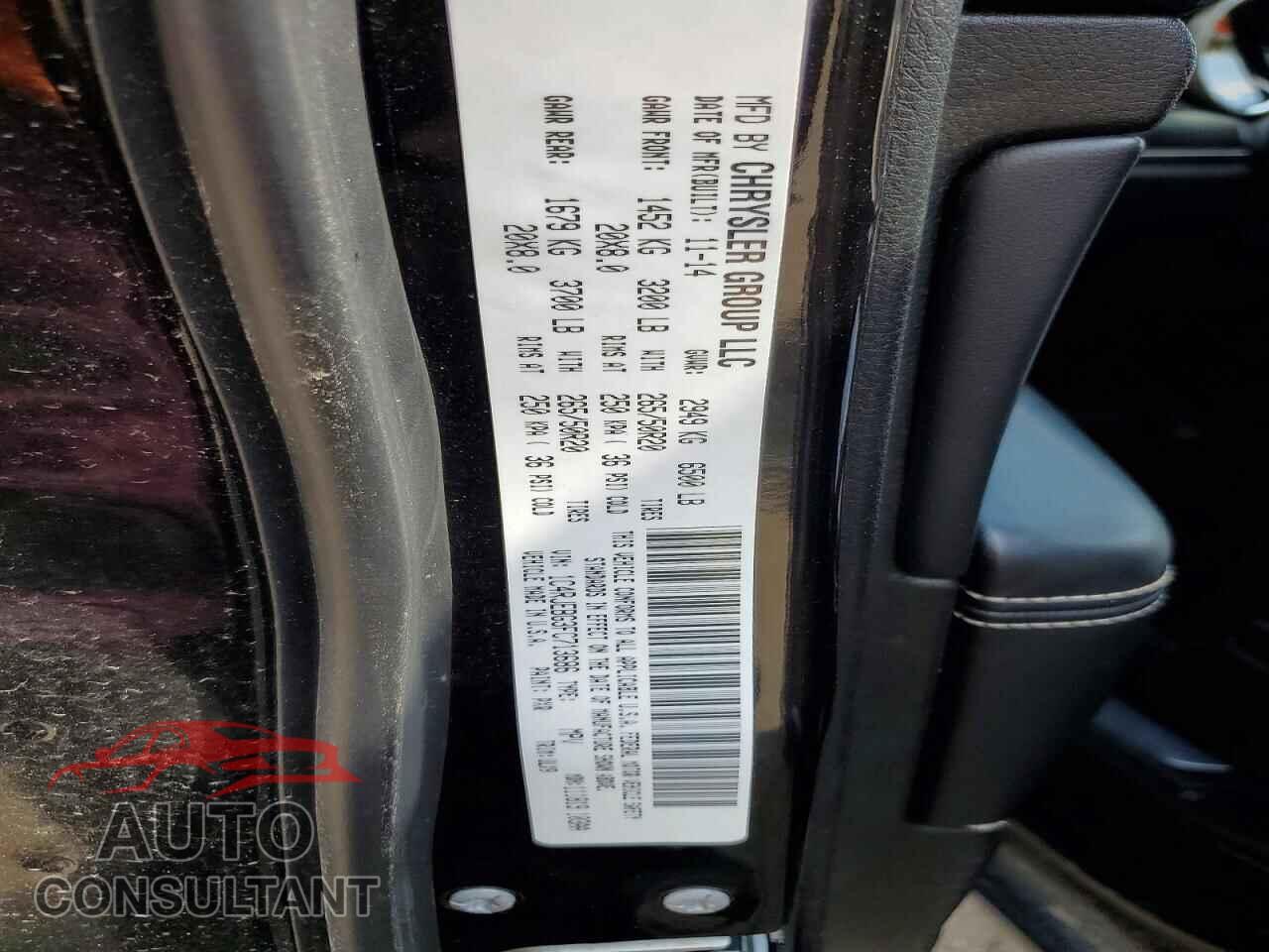 JEEP CHEROKEE 2015 - 1C4RJEBG3FC713686