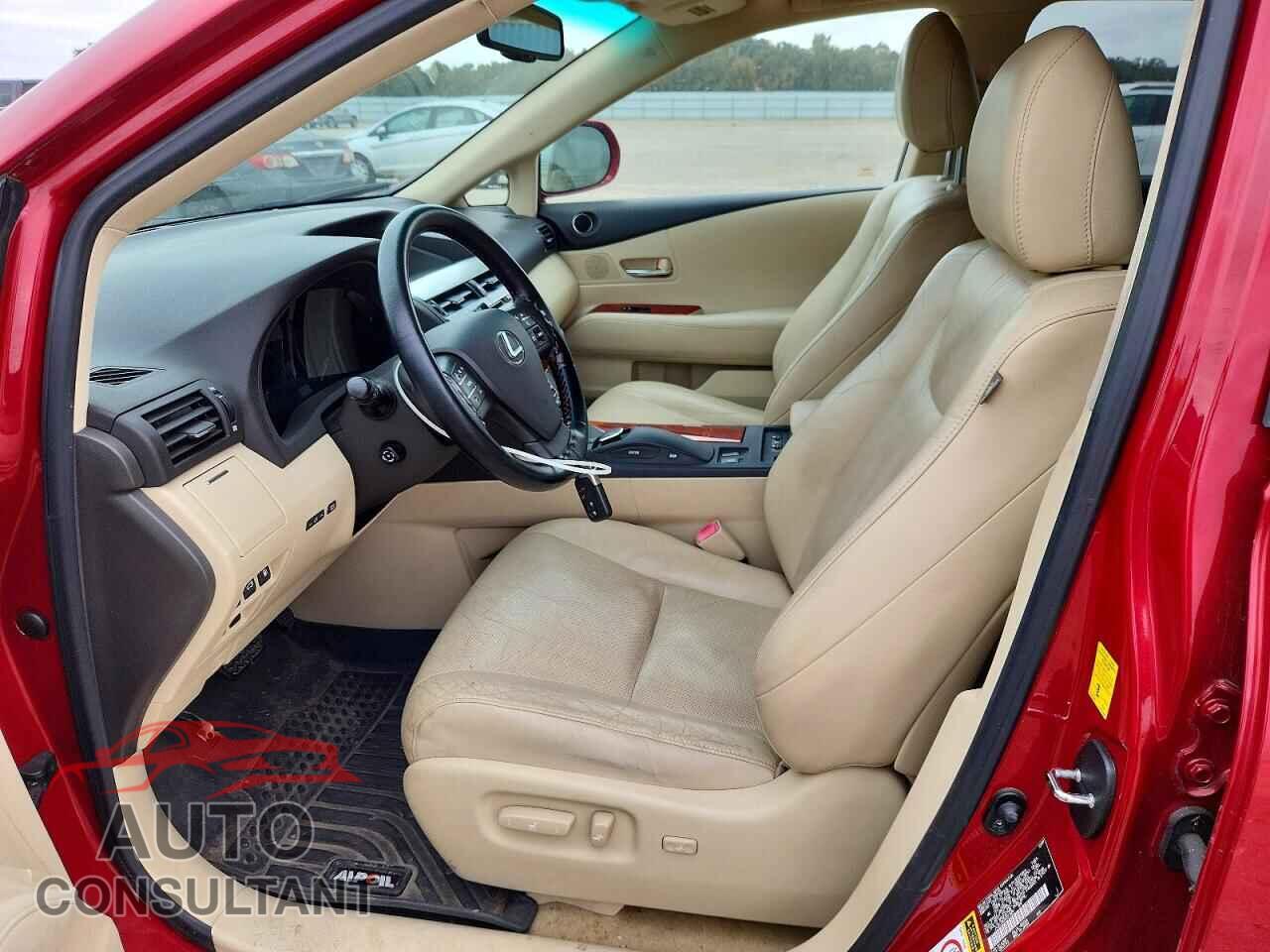LEXUS RX450 2010 - JTJBC1BA2A2014609