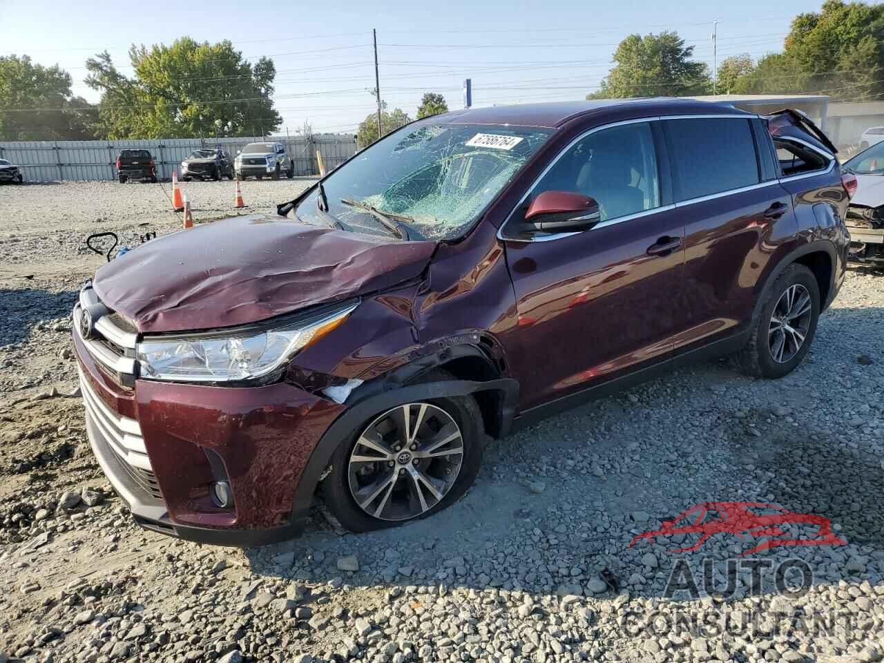 TOYOTA HIGHLANDER 2019 - 5TDZZRFH0KS354681