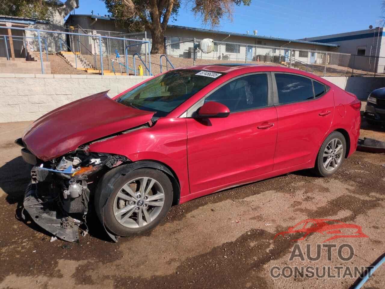HYUNDAI ELANTRA 2017 - 5NPD84LF2HH154807