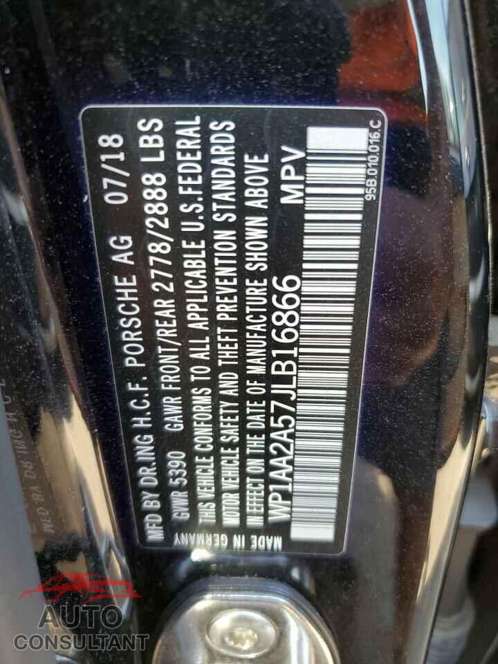 PORSCHE MACAN 2018 - WP1AA2A57JLB16866