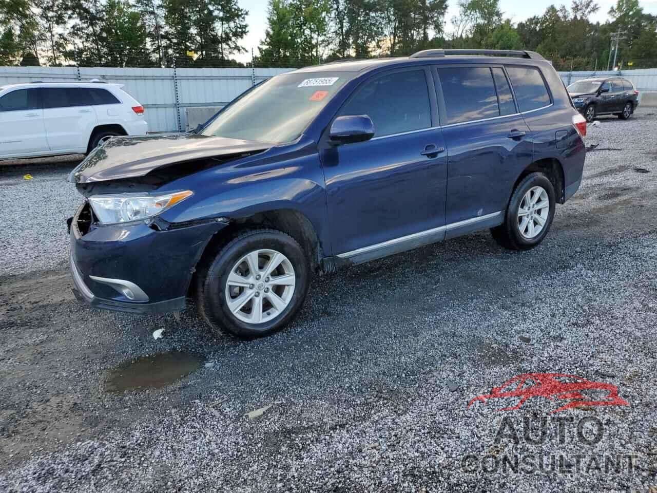 TOYOTA HIGHLANDER 2012 - 5TDZK3EH8CS087049