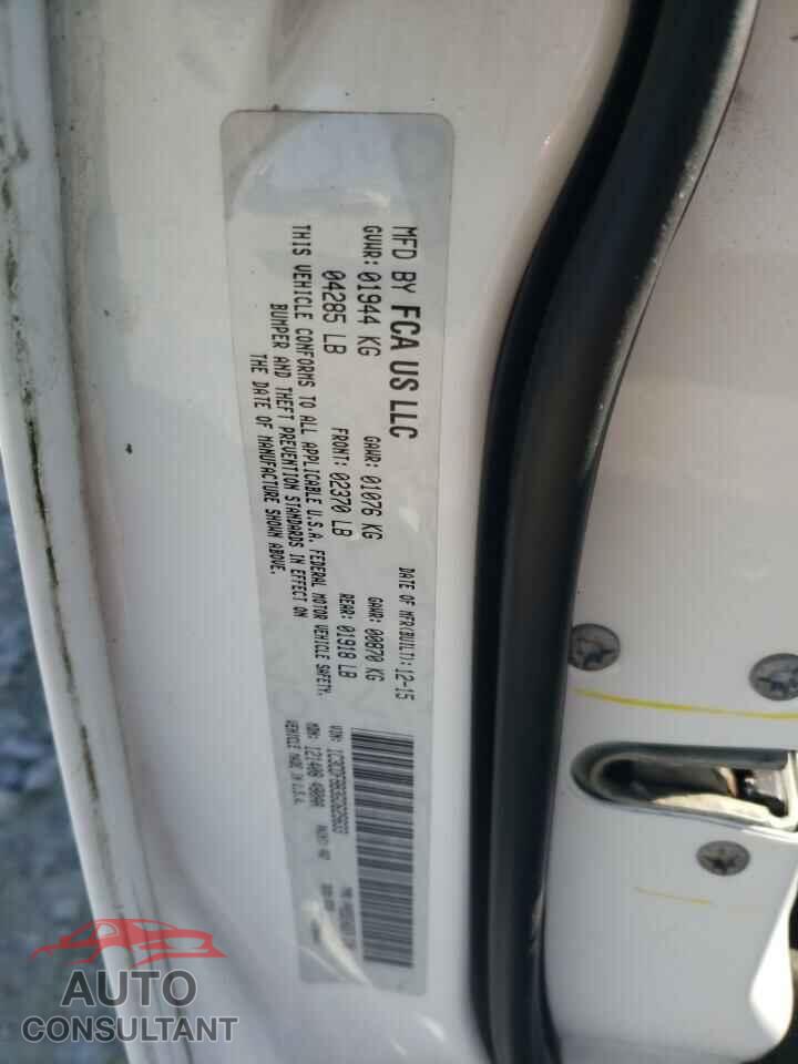 DODGE DART 2016 - 1C3CDFBB3GD625633