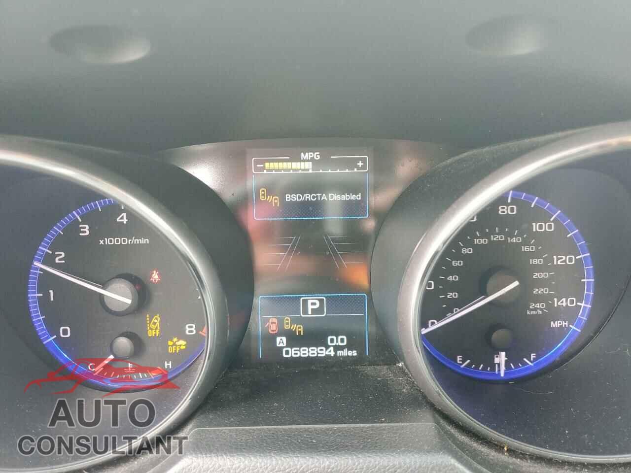 SUBARU OUTBACK 2018 - 4S4BSAFC7J3376183