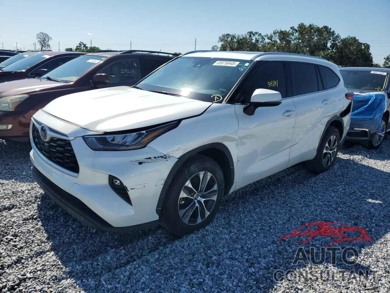 TOYOTA HIGHLANDER 2020 - 5TDGZRAHXLS027513
