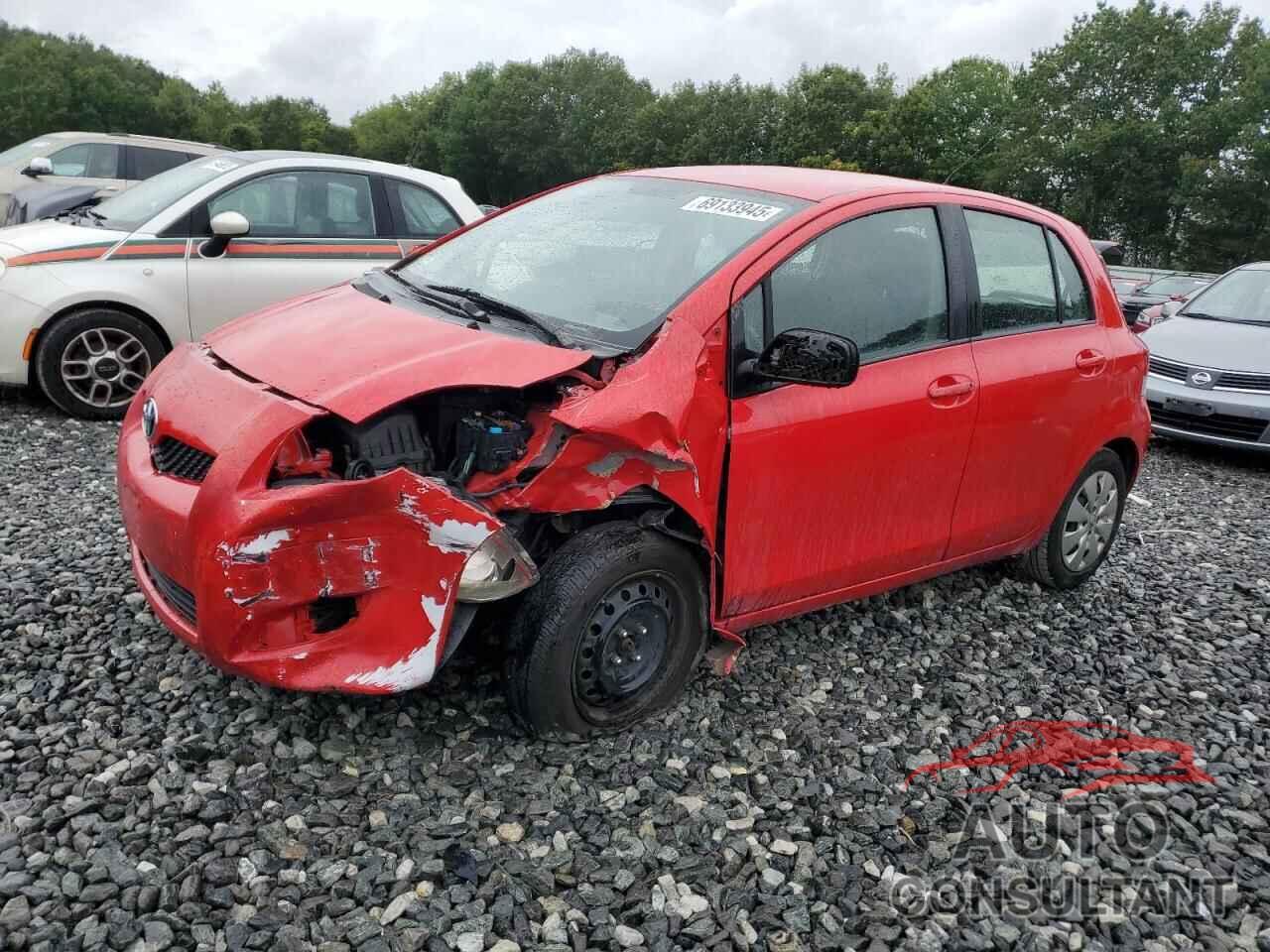 TOYOTA YARIS 2010 - JTDKT4K37A5320581