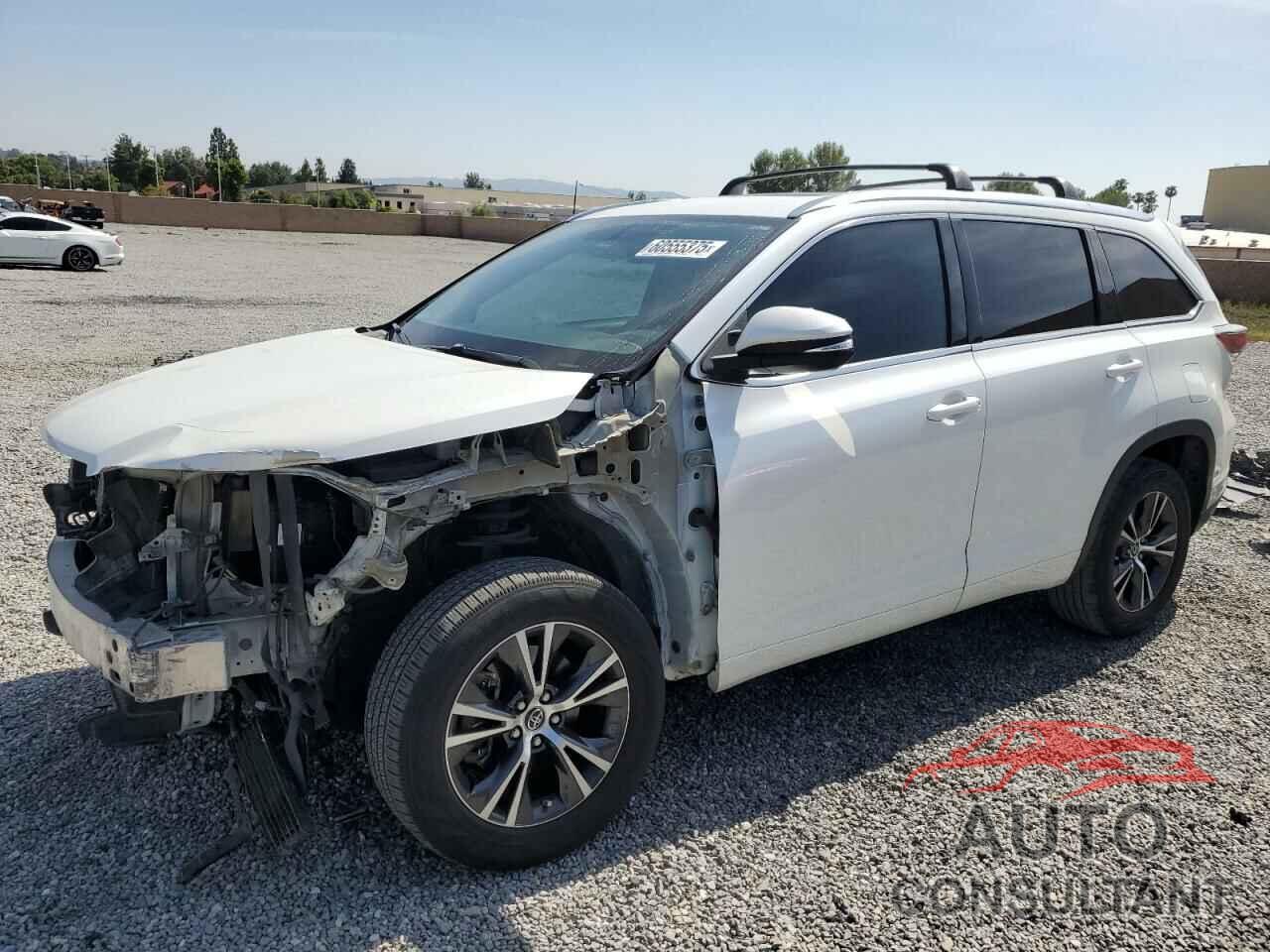 TOYOTA HIGHLANDER 2016 - 5TDKKRFH1GS174641